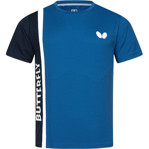 Butterfly Saijo T-Shirt - Blue - Front